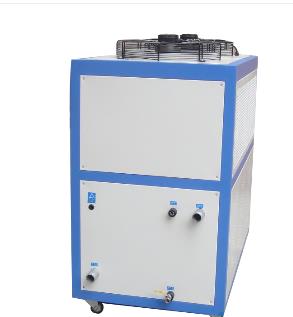 【風冷式冷水機】熱量帶走，溫度升高